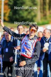 19.10.2024, Arcon, France (FRA): Eric Perrot (FRA) - Biathlon Samse Summer Tour, sprint, Arcon (FRA). www.nordicfocus.com. © Manzoni/NordicFocus. Every downloaded picture is fee-liable.