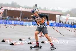 19.10.2024, Arcon, France (FRA): Tobit Keller (SUI) - Biathlon Samse Summer Tour, sprint, Arcon (FRA). www.nordicfocus.com. © Manzoni/NordicFocus. Every downloaded picture is fee-liable.