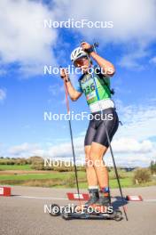 19.10.2024, Arcon, France (FRA): Ethan Benoit Appolonia (FRA) - Biathlon Samse Summer Tour, sprint, Arcon (FRA). www.nordicfocus.com. © Manzoni/NordicFocus. Every downloaded picture is fee-liable.