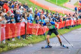 19.10.2024, Arcon, France (FRA): Axel Garnier (FRA) - Biathlon Samse Summer Tour, sprint, Arcon (FRA). www.nordicfocus.com. © Manzoni/NordicFocus. Every downloaded picture is fee-liable.