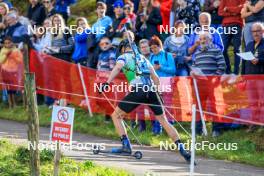 19.10.2024, Arcon, France (FRA): Sandro Bovisi (SUI) - Biathlon Samse Summer Tour, sprint, Arcon (FRA). www.nordicfocus.com. © Manzoni/NordicFocus. Every downloaded picture is fee-liable.