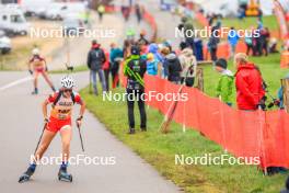 19.10.2024, Arcon, France (FRA): Camille Boury (FRA) - Biathlon Samse Summer Tour, sprint, Arcon (FRA). www.nordicfocus.com. © Manzoni/NordicFocus. Every downloaded picture is fee-liable.