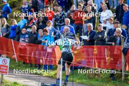 19.10.2024, Arcon, France (FRA): Sandro Bovisi (SUI) - Biathlon Samse Summer Tour, sprint, Arcon (FRA). www.nordicfocus.com. © Manzoni/NordicFocus. Every downloaded picture is fee-liable.