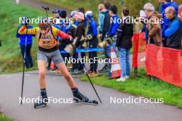 19.10.2024, Arcon, France (FRA): Fynn Langer (BEL) - Biathlon Samse Summer Tour, sprint, Arcon (FRA). www.nordicfocus.com. © Manzoni/NordicFocus. Every downloaded picture is fee-liable.