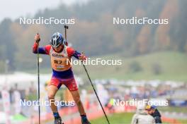 19.10.2024, Arcon, France (FRA): Oscar Clement (FRA) - Biathlon Samse Summer Tour, sprint, Arcon (FRA). www.nordicfocus.com. © Manzoni/NordicFocus. Every downloaded picture is fee-liable.