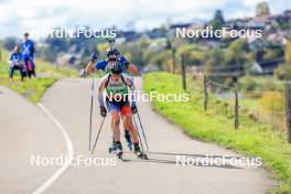 19.10.2024, Arcon, France (FRA): Arnaud Du Pasquier (SUI) - Biathlon Samse Summer Tour, sprint, Arcon (FRA). www.nordicfocus.com. © Manzoni/NordicFocus. Every downloaded picture is fee-liable.