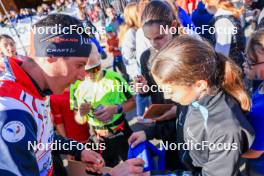 19.10.2024, Arcon, France (FRA): Quentin Fillon Maillet (FRA) - Biathlon Samse Summer Tour, sprint, Arcon (FRA). www.nordicfocus.com. © Manzoni/NordicFocus. Every downloaded picture is fee-liable.