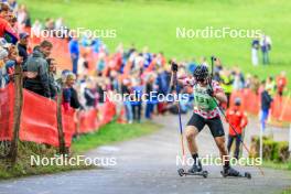 19.10.2024, Arcon, France (FRA): Sebastien Mahon (FRA) - Biathlon Samse Summer Tour, sprint, Arcon (FRA). www.nordicfocus.com. © Manzoni/NordicFocus. Every downloaded picture is fee-liable.