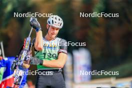 19.10.2024, Arcon, France (FRA): Edgar Geny (FRA) - Biathlon Samse Summer Tour, sprint, Arcon (FRA). www.nordicfocus.com. © Manzoni/NordicFocus. Every downloaded picture is fee-liable.