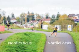 19.10.2024, Arcon, France (FRA): Oceane Michelon (FRA) - Biathlon Samse Summer Tour, sprint, Arcon (FRA). www.nordicfocus.com. © Manzoni/NordicFocus. Every downloaded picture is fee-liable.