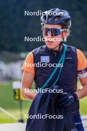 19.10.2024, Arcon, France (FRA): Oceane Michelon (FRA) - Biathlon Samse Summer Tour, sprint, Arcon (FRA). www.nordicfocus.com. © Manzoni/NordicFocus. Every downloaded picture is fee-liable.