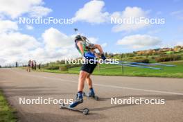 19.10.2024, Arcon, France (FRA): Antonin Guigonnat (FRA) - Biathlon Samse Summer Tour, sprint, Arcon (FRA). www.nordicfocus.com. © Manzoni/NordicFocus. Every downloaded picture is fee-liable.