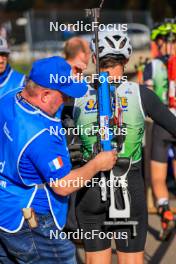 19.10.2024, Arcon, France (FRA): Lucas Bourcey (FRA) - Biathlon Samse Summer Tour, sprint, Arcon (FRA). www.nordicfocus.com. © Manzoni/NordicFocus. Every downloaded picture is fee-liable.