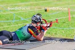 19.10.2024, Arcon, France (FRA): Florent Claude (BEL) - Biathlon Samse Summer Tour, sprint, Arcon (FRA). www.nordicfocus.com. © Manzoni/NordicFocus. Every downloaded picture is fee-liable.