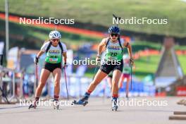 19.10.2024, Arcon, France (FRA): Ludmilla Roche (FRA) - Biathlon Samse Summer Tour, sprint, Arcon (FRA). www.nordicfocus.com. © Manzoni/NordicFocus. Every downloaded picture is fee-liable.