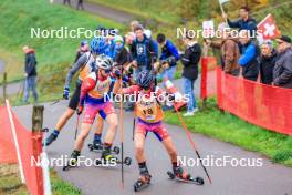 19.10.2024, Arcon, France (FRA): Léo Closset (FRA) - Biathlon Samse Summer Tour, sprint, Arcon (FRA). www.nordicfocus.com. © Manzoni/NordicFocus. Every downloaded picture is fee-liable.