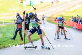 19.10.2024, Arcon, France (FRA): Fany Bertrand (FRA) - Biathlon Samse Summer Tour, sprint, Arcon (FRA). www.nordicfocus.com. © Manzoni/NordicFocus. Every downloaded picture is fee-liable.