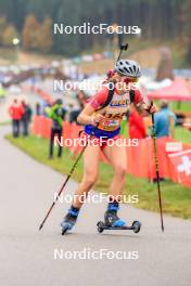 19.10.2024, Arcon, France (FRA): Elsa Bouillet (FRA) - Biathlon Samse Summer Tour, sprint, Arcon (FRA). www.nordicfocus.com. © Manzoni/NordicFocus. Every downloaded picture is fee-liable.