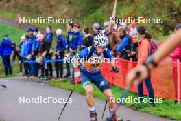 19.10.2024, Arcon, France (FRA): Nans Vercueil (FRA) - Biathlon Samse Summer Tour, sprint, Arcon (FRA). www.nordicfocus.com. © Manzoni/NordicFocus. Every downloaded picture is fee-liable.