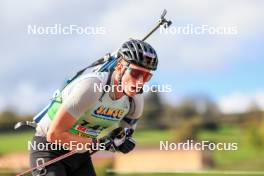 19.10.2024, Arcon, France (FRA): Sandro Bovisi (SUI) - Biathlon Samse Summer Tour, sprint, Arcon (FRA). www.nordicfocus.com. © Manzoni/NordicFocus. Every downloaded picture is fee-liable.