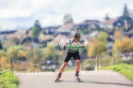 19.10.2024, Arcon, France (FRA): Mathieu Garcia (FRA) - Biathlon Samse Summer Tour, sprint, Arcon (FRA). www.nordicfocus.com. © Manzoni/NordicFocus. Every downloaded picture is fee-liable.