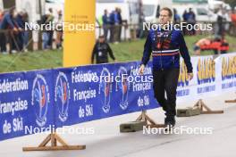 19.10.2024, Arcon, France (FRA): Loic Page (FRA), race director FFS - Biathlon Samse Summer Tour, sprint, Arcon (FRA). www.nordicfocus.com. © Manzoni/NordicFocus. Every downloaded picture is fee-liable.