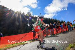 19.10.2024, Arcon, France (FRA): Adeline Debuyser (FRA) - Biathlon Samse Summer Tour, sprint, Arcon (FRA). www.nordicfocus.com. © Manzoni/NordicFocus. Every downloaded picture is fee-liable.