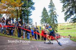 19.10.2024, Arcon, France (FRA): Gaetan Paturel (FRA) - Biathlon Samse Summer Tour, sprint, Arcon (FRA). www.nordicfocus.com. © Manzoni/NordicFocus. Every downloaded picture is fee-liable.