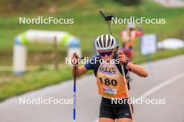 19.10.2024, Arcon, France (FRA): Jeanne Dautheville (FRA) - Biathlon Samse Summer Tour, sprint, Arcon (FRA). www.nordicfocus.com. © Manzoni/NordicFocus. Every downloaded picture is fee-liable.