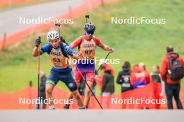 19.10.2024, Arcon, France (FRA): Nans Vercueil (FRA) - Biathlon Samse Summer Tour, sprint, Arcon (FRA). www.nordicfocus.com. © Manzoni/NordicFocus. Every downloaded picture is fee-liable.