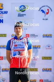 19.10.2024, Arcon, France (FRA): Fabien Claude (FRA) - Biathlon Samse Summer Tour, sprint, Arcon (FRA). www.nordicfocus.com. © Manzoni/NordicFocus. Every downloaded picture is fee-liable.