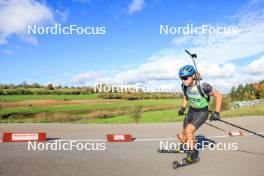 19.10.2024, Arcon, France (FRA): Teo Fastiggi Bailina (FRA) - Biathlon Samse Summer Tour, sprint, Arcon (FRA). www.nordicfocus.com. © Manzoni/NordicFocus. Every downloaded picture is fee-liable.