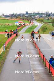 19.10.2024, Arcon, France (FRA): Camille Boury (FRA) - Biathlon Samse Summer Tour, sprint, Arcon (FRA). www.nordicfocus.com. © Manzoni/NordicFocus. Every downloaded picture is fee-liable.