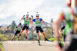 19.10.2024, Arcon, France (FRA): Axel Garnier (FRA) - Biathlon Samse Summer Tour, sprint, Arcon (FRA). www.nordicfocus.com. © Manzoni/NordicFocus. Every downloaded picture is fee-liable.