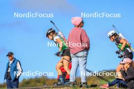 19.10.2024, Arcon, France (FRA): Cloe Canet (FRA) - Biathlon Samse Summer Tour, sprint, Arcon (FRA). www.nordicfocus.com. © Manzoni/NordicFocus. Every downloaded picture is fee-liable.