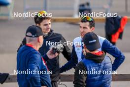 19.10.2024, Arcon, France (FRA): Eric Perrot (FRA), Quentin Fillon Maillet (FRA), (l-r) - Biathlon Samse Summer Tour, sprint, Arcon (FRA). www.nordicfocus.com. © Manzoni/NordicFocus. Every downloaded picture is fee-liable.