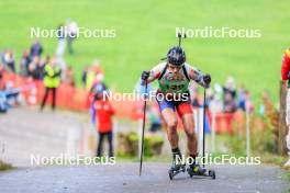 19.10.2024, Arcon, France (FRA): Arnaud Du Pasquier (SUI) - Biathlon Samse Summer Tour, sprint, Arcon (FRA). www.nordicfocus.com. © Manzoni/NordicFocus. Every downloaded picture is fee-liable.