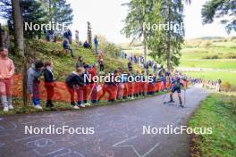 19.10.2024, Arcon, France (FRA): Antonin Guigonnat (FRA) - Biathlon Samse Summer Tour, sprint, Arcon (FRA). www.nordicfocus.com. © Manzoni/NordicFocus. Every downloaded picture is fee-liable.