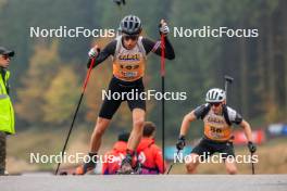 19.10.2024, Arcon, France (FRA): Augustin Remonnay (FRA) - Biathlon Samse Summer Tour, sprint, Arcon (FRA). www.nordicfocus.com. © Manzoni/NordicFocus. Every downloaded picture is fee-liable.