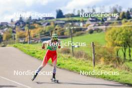 19.10.2024, Arcon, France (FRA): Remo Burch (SUI) - Biathlon Samse Summer Tour, sprint, Arcon (FRA). www.nordicfocus.com. © Manzoni/NordicFocus. Every downloaded picture is fee-liable.