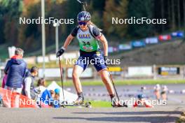 19.10.2024, Arcon, France (FRA): Chloe Chevalier (FRA) - Biathlon Samse Summer Tour, sprint, Arcon (FRA). www.nordicfocus.com. © Manzoni/NordicFocus. Every downloaded picture is fee-liable.