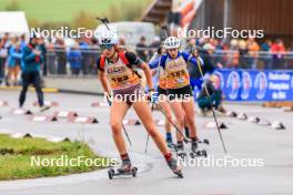 19.10.2024, Arcon, France (FRA): Celestine Delrieu (FRA) - Biathlon Samse Summer Tour, sprint, Arcon (FRA). www.nordicfocus.com. © Manzoni/NordicFocus. Every downloaded picture is fee-liable.