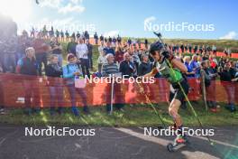 19.10.2024, Arcon, France (FRA): Julien Petitjacques (BEL) - Biathlon Samse Summer Tour, sprint, Arcon (FRA). www.nordicfocus.com. © Manzoni/NordicFocus. Every downloaded picture is fee-liable.