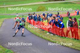 19.10.2024, Arcon, France (FRA): Lou Jeanmonnot (FRA) - Biathlon Samse Summer Tour, sprint, Arcon (FRA). www.nordicfocus.com. © Manzoni/NordicFocus. Every downloaded picture is fee-liable.