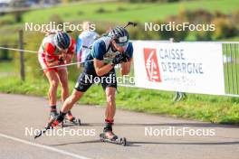 19.10.2024, Arcon, France (FRA): Sam Parmantier (BEL) - Biathlon Samse Summer Tour, sprint, Arcon (FRA). www.nordicfocus.com. © Manzoni/NordicFocus. Every downloaded picture is fee-liable.