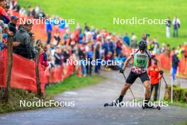 19.10.2024, Arcon, France (FRA): Sebastien Mahon (FRA) - Biathlon Samse Summer Tour, sprint, Arcon (FRA). www.nordicfocus.com. © Manzoni/NordicFocus. Every downloaded picture is fee-liable.