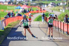 19.10.2024, Arcon, France (FRA): Juliette Oliva (FRA) - Biathlon Samse Summer Tour, sprint, Arcon (FRA). www.nordicfocus.com. © Manzoni/NordicFocus. Every downloaded picture is fee-liable.