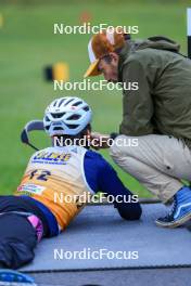 19.10.2024, Arcon, France (FRA): Gaspard Vinay (FRA) - Biathlon Samse Summer Tour, sprint, Arcon (FRA). www.nordicfocus.com. © Manzoni/NordicFocus. Every downloaded picture is fee-liable.