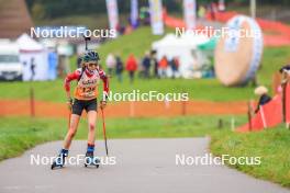 19.10.2024, Arcon, France (FRA): Axelle Vignon (FRA) - Biathlon Samse Summer Tour, sprint, Arcon (FRA). www.nordicfocus.com. © Manzoni/NordicFocus. Every downloaded picture is fee-liable.