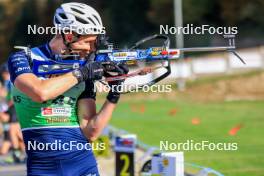 19.10.2024, Arcon, France (FRA): Emilien Jacquelin (FRA) - Biathlon Samse Summer Tour, sprint, Arcon (FRA). www.nordicfocus.com. © Manzoni/NordicFocus. Every downloaded picture is fee-liable.